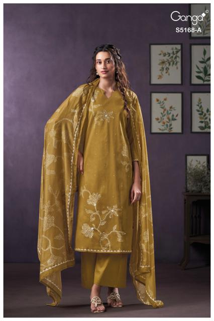 Ganga shauna 5168 dress materials wholesale in bangalore